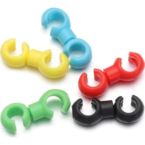 S Style Practical Brake Line Pipe Plastic Cable Housing Clips Bicycle Accessories Organizer Clamp Wire Holder Bicycle Parts 2021