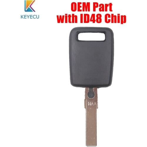 KEYECU OEM Transponder Key 48 Chip for Audi A4 A6 TT RS6 S6 A8 S8 TT 1998-2006