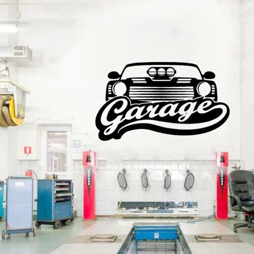 Garage Decoration Wallpaper Sticker Garage Beauty Sticker Car Repair Removable Art Vinyl Wall Decal Design Wall Decor