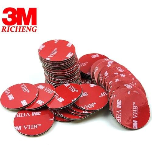 3M VHB 5952 High Sticky Acrylic Adhesive Foam Tape Size Is 30MM circle/20Pcs/Lot