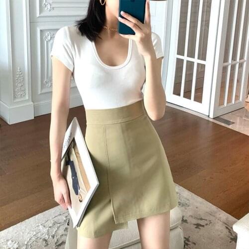 Woman Skirts Regular Skirt Womens 2021 Summer Dress High Waist A- line Skirt Skirt Mujer Faldas Saias Mulher