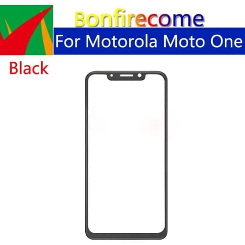 10pcs\lot Touchscreen For Motorola Moto One XT1941 Touch Screen Front Panel Glass Lens LCD Outer Glass 5.9"