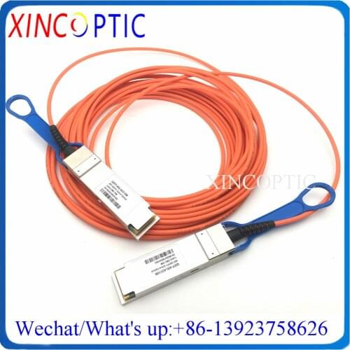 40G QSFP 1/2/3/5/7M AOC Cable,40Gbps QSFP+ to QSFP+ AOC MM MPO Fiber OM2 Active Optic Cable Compatible with Mikrotik Switch