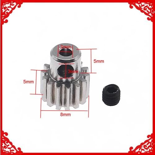 #45 steel motor pinion gear 14T Tooth for Horizon 1-10 RGT 136100 and FTX Outback crawler upgrade parts