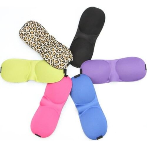 New 3D Eye Mask Shade Cover Rest Sleep Eyepatch Blindfold bed Shield Travel Sleeping Aid Eyeshade 500pcs