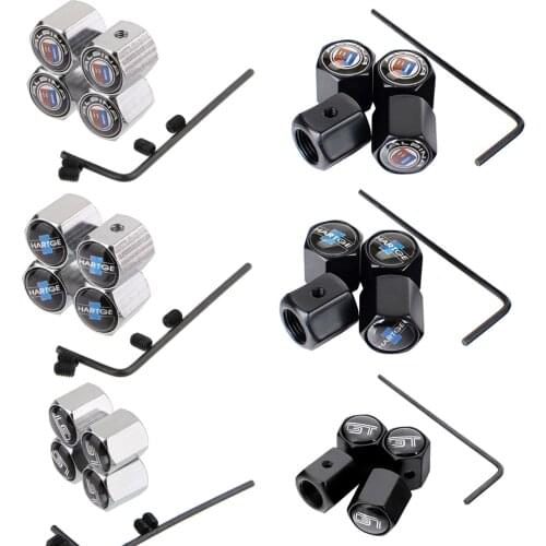 Car Accessories Wheel Anti-theft Valve Caps Tire Valve Stem Caps Rim Sticker For BMW E46 E90 E39 E60 E36 F30 F10 GT X5 E53 Z4 Z3