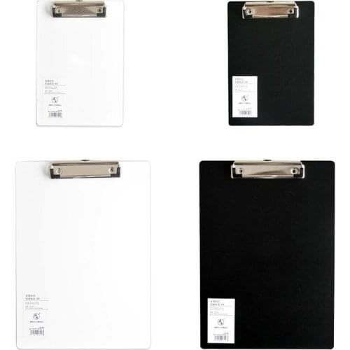 OOTDTY Simple A4 A5 Notepad Memo Pad Board Clip Loose-leaf Notebook File Writing Clamps Office School Stationery Supplies