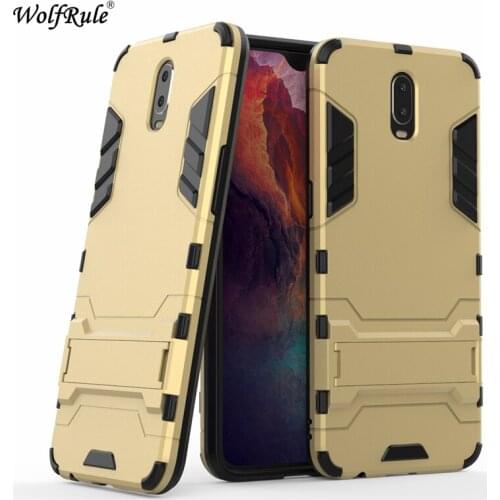 Wolfrule Cover Oppo R17 Case 6.4 inch Silicone Rubber Robot Armor Hard Back Phone Cover For Oppo R17 Case Coque Oppo R17 Fundas