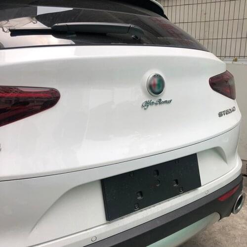 Car Alfa Romeo English Decorative Label For Alfa Romeo Giulia Stelvio modified Decorative Label
