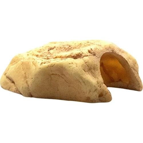 Reptile Hideout Cave Decoration Fish Tank Aquarium Resin Decoration Stone Shelter Hole