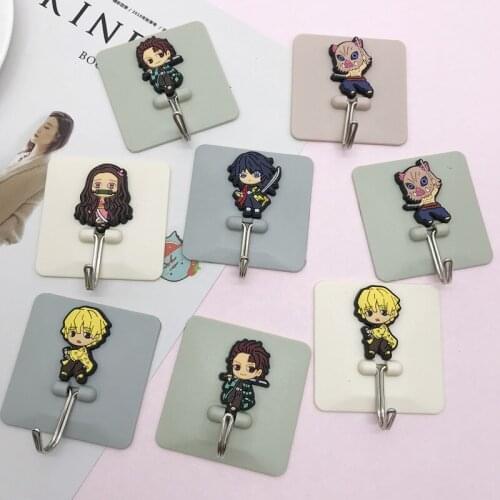 IVYYE Kimetsu no Yaiba Anime Decorative Hooks Accessories Hook Cartoon bathroom household Gifts