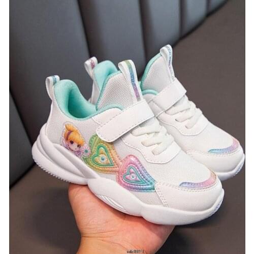 Kids Shoes Girl Sneakers Shoes Children Sport Running Princess Waterproof Mesh Shoes Boys Sneaker Teen Brand School Trainers