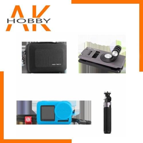 PGYTECH Osmo Action Camera Travel Set Extension Pole Tripod Mini Strap Holder Carrying Case for DJI OSMO ACTION Accessories