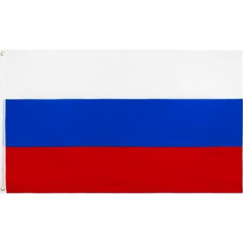 Flaglink 3x5fts 90*150cm white blue red rus ru russia flag of Russian Federation