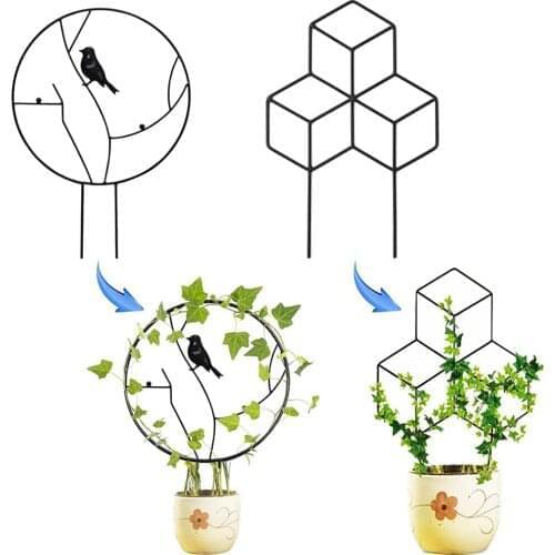 Garden Metal Trellis, 1Pcs Climbing Plant Support Trellis, Used for Indoor and Outdoor Potted Plants to Climb Vines and Flowers