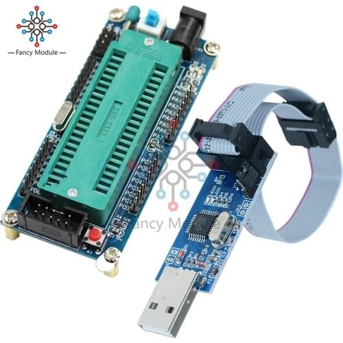 AVR ATMEGA16 Minimum System Board ATmega32 + USB ISP USBasp Programmer For ATMEL
