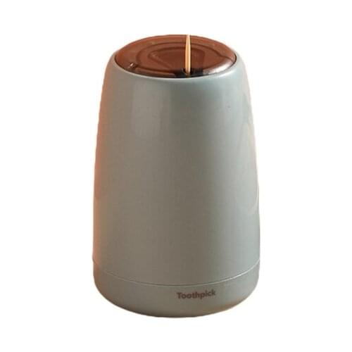 Nordic Style Plastic Toothpick Holder Dispenser Automatic Pressing Tooth Pick Container Storage Box for Home Restaurant