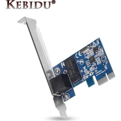 Kebidu 1000Mbps PCI Express PCI-E Network Card Gigabit Ethernet 10/100/1000M RJ-45 LAN Adapter Converter Network Controller