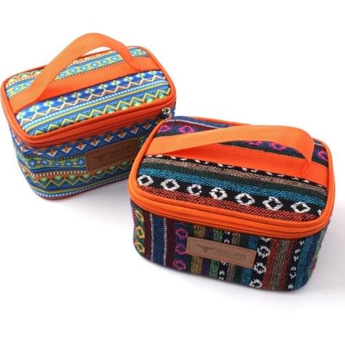 Outdoor camping seasoning tank storage bag waterproof stainless steel seasoning bottle with portable storage bag cosmetic