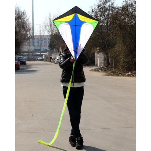 New Arrive Outdoor Sport Kite / Diamond Kites For Children With Handle And Line Good Flying