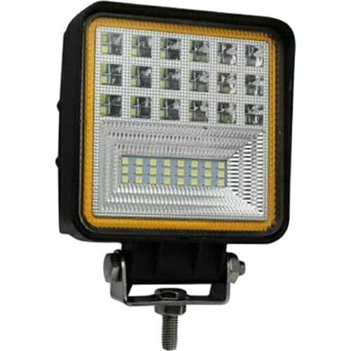 1PCS Car LED Light Bar 4 Inch 6000K 126W LED Driving Work Light Lamp Headlight Off Road for 4X4 Truck SUV ATV Boat, 28mm