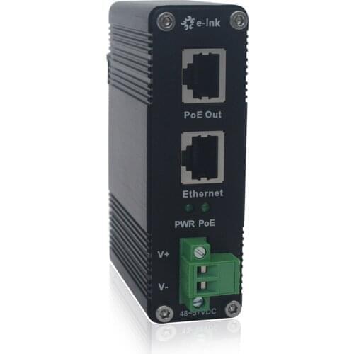 95W Industrial Gigabit PoE++ Injector Hardened High Power PoE adapter IEEE 802.3bt