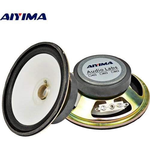 AIYIMA 2Pcs 4Inch Portable Speakers 2Ohm 5W DIY Audio Multimedia Parlante Altavoz Bluettoth Speaker Home Theater Sound System