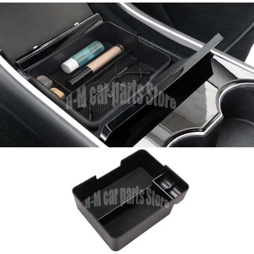 For Tesla Model 3 BlueStar 2017 2018 2019 Accessories Car Central Armrest Storage Box Auto Container Glove Organizer Case