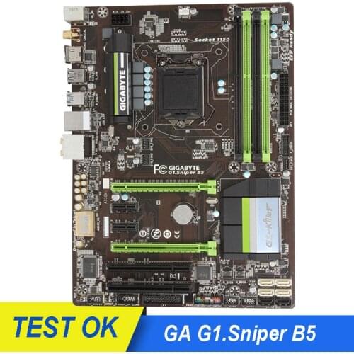 For Gigabyte GA-G1.Sniper B5 Used Desktop Motherboard G1.Sniper B5 B85 LGA 1150 I3 I5 I7 DDR3 ATX 32G