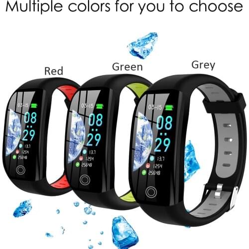F21 Fitness Bracelet BT4.0 Heart Rate Blood Pressure Sleep Monitoring IP68 Waterproof Smart Bracelet Alarm Camera Wristwatch