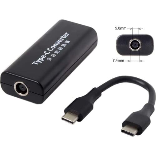 DC 7.9x5.4mm DC Plug to Rectangle Female Charger Power Cable for Lenovo ThinkPad X1 Carbon Laptop