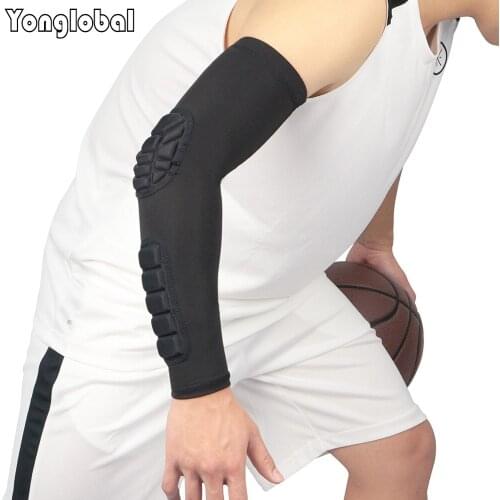 2021 Men Elbow Pads for Sports Jogging Volleyball Basketball Support Protector Fitness Bandages Hands Sleeves Arm Elastic Guard