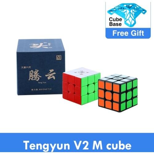 Original Dayan tengyun V2 M 3x3x3 V1 Magnetic Cube Professional Dayan V8 3x3 Magic Cubing Speed Puzzle Educational Toys for Kid