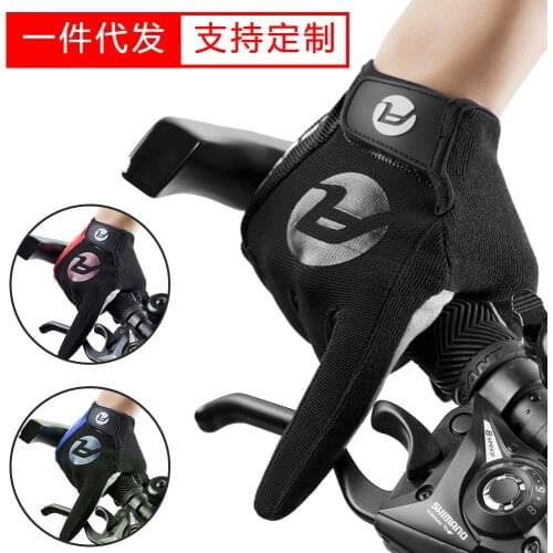 Outdoor mens womens sports anti-skid fitness bicycles refer cycling touch screen full finger gloves mountain bike gloves skiing