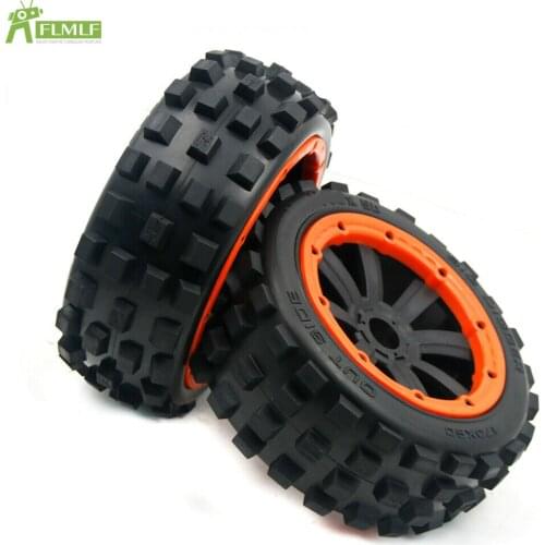 Front and Rear Wheel Tyres Hub Set Fit for 1/5 MADMAX HPI ROFUN ROVAN KM BAJA 5B RC CAR Toys PARTS