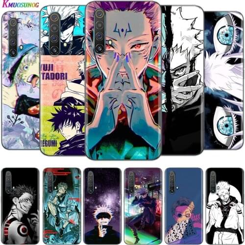 Transparent Cover Cartoon Anime Jujutsu Kaisen For OPPO AX7 A1K A93 A92 A73 A72 A53S A52 A32 A31 A9 A11 A7 A5 2020 Phone Case