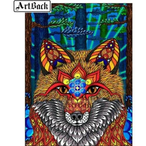 Sale 5d diy diamond painting wolf icon animal full square drill rhinestone 3d diamond mosaic artwork home decor