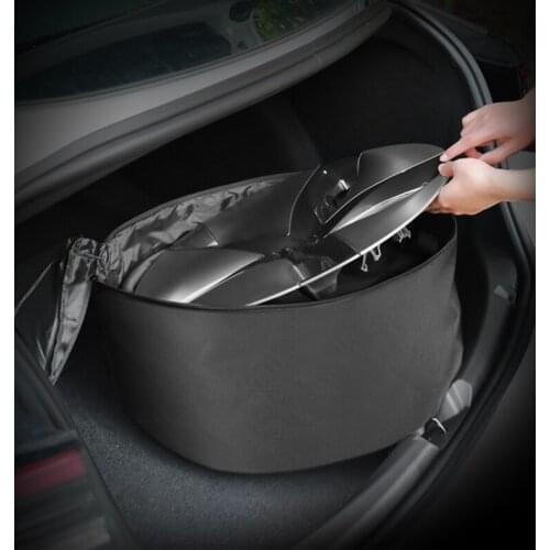 Wheel Cap Storage bag For Tesla Model 3 Car portable carrying wheel hub cover Oxford storage bag 1pcs/set