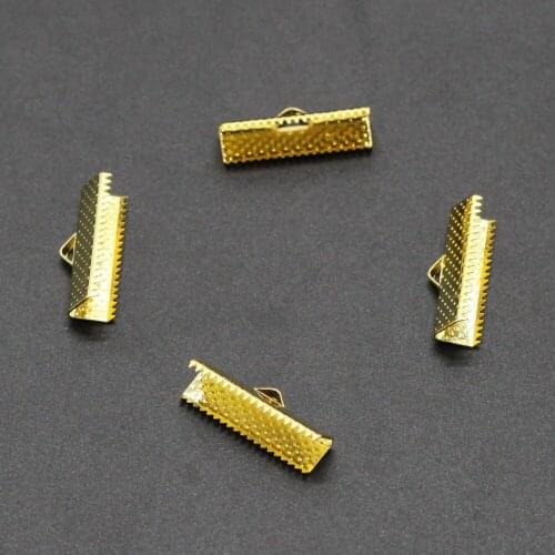 50pcs Rope Head Horse Buckle Metal End Fastener Caps Flat Leather Cord End Clasps Connectors For Diy Jewelry Making
