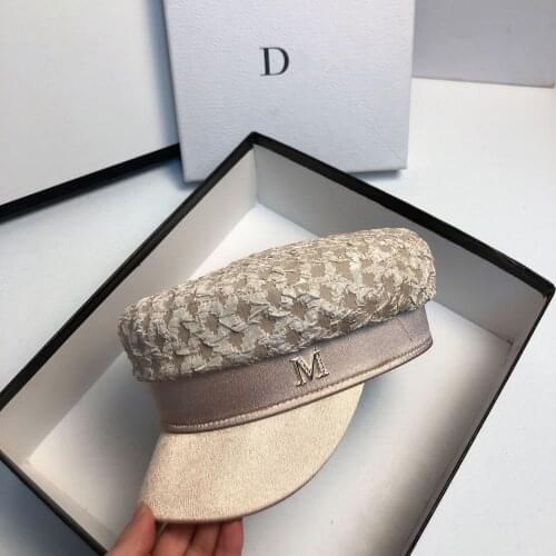 2020 Hat New Autumn Thin Women Folds Section Military Hats Fashion Outdoor Travel Berets Leisure Shopping Shade Cap