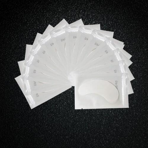 100 Pairs Gel Eyelashes Patches for Building Eyelash Pads Under Eyelash Pad for Eyelash Extension Lint Free Paper Sticker