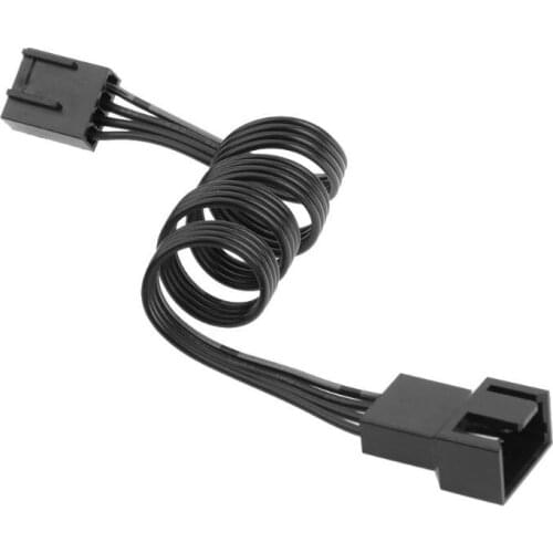 4PCS 25cm Motherboard 4Pin Female to PWM Fan 4Pin Male Power Adapter Splitter Extension Cable Wire Cord Fan Cable