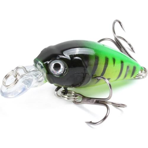 45mm 4g Crankbait Fishing Lure Isca Artificial Hard Crank Bait Bass Fishing wobbler Japan Topwater Black Minnow Fish Lures