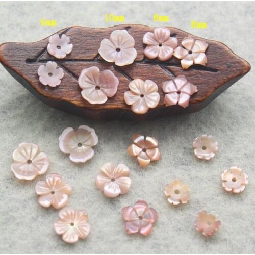 5pcs Natural Freshwater Shell 8mm Carved Flower Beads Jewelry Making Handmade DIY Necklace Hair Clip Earrings Brooch Accessories