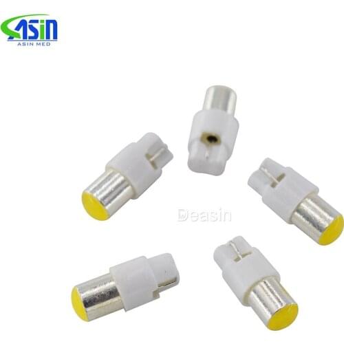 5pcs Dental fiber optic handpiece lamp LED bulb compatible for KAVO mutiflex coupling