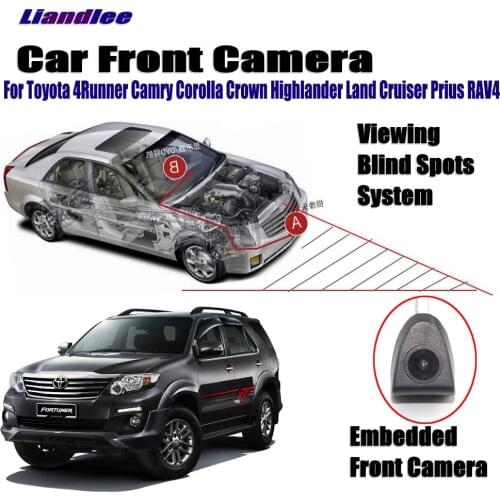 Car Front View Camera For Toyota 4Runner Camry Corolla RAV4 Prius Not Rear View Backup Parking Camera HD CCD Night Vision