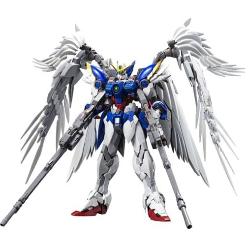 BANDAI HIRM 1/100 Alloy Wing Gundam Zero XXXG-00W0 Assembling Model Action Toy Figures