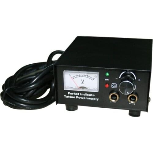 Lion image covered power supply Tattoo machine tattoo power indicator pin power regulator tattoo machine dedicated