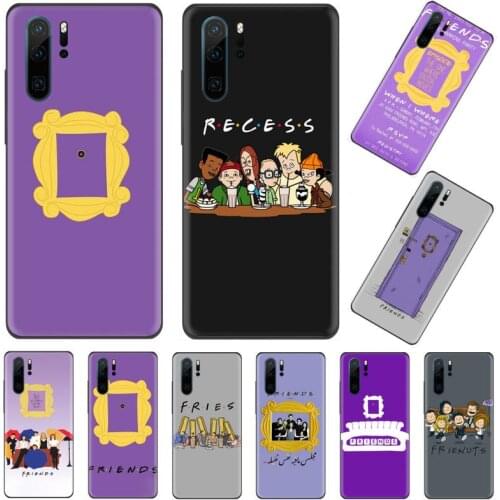 Friends tv series Purple door Phone Case Cover Fundas Funda For Huawei P9 P10 P20 P30 Lite 2016 2017 2019 plus pro P smart