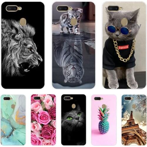 Silicone Phone Case for OPPO A5S Case AX5s CPH1909 Soft TPU Back Cover For Oppo A7 AX7 CPH1901 CPH1903 Cases Capa Coque Fundas